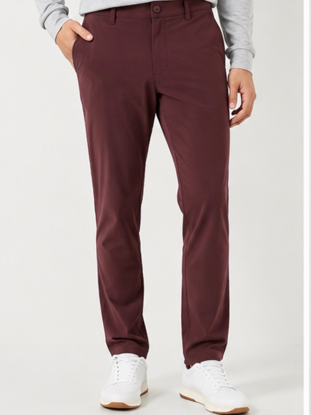 Rhone Commuter Classic Pants Men’s 31x34 Burgundy Performance Stretch Golf